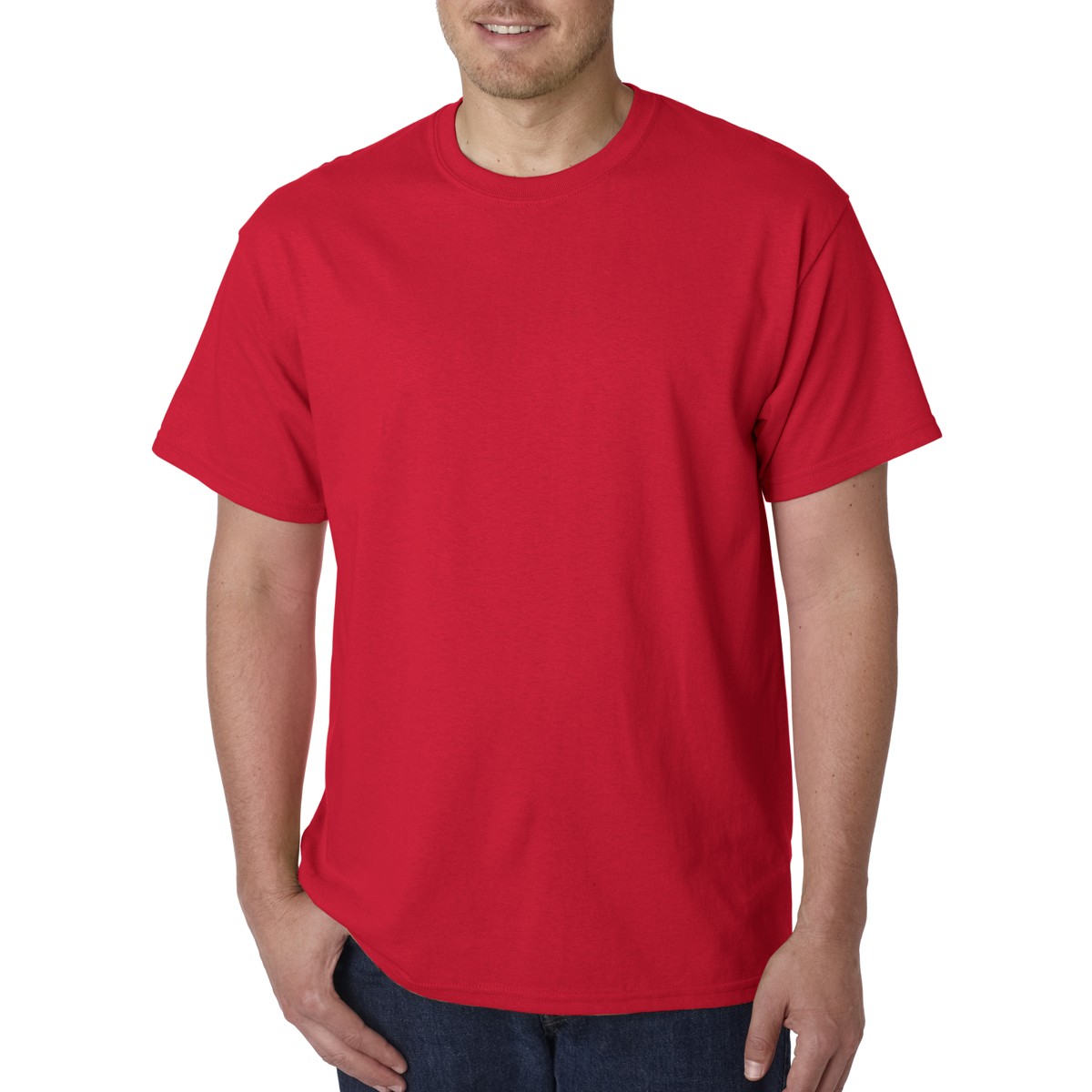 Gildan® Camiseta Cuello Redondo Algodón Pesado 5000 Rojo 1434