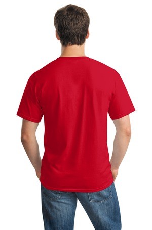 Gildan Camiseta cuello redondo algodon pesado. 5000 rojo