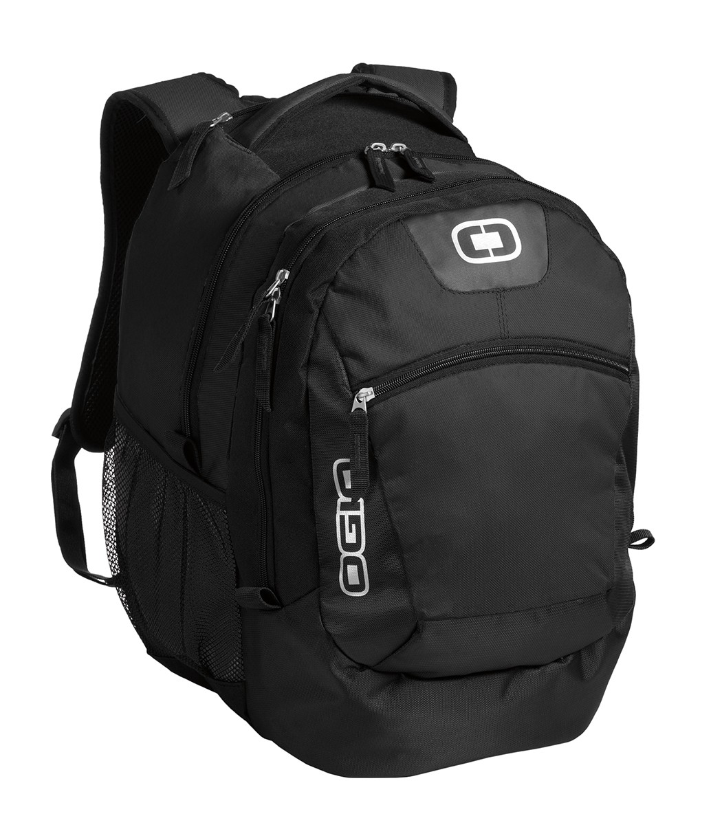 OGIO® Rogue, amplia mochila para viajeros, con funda para laptop y medios digitales. 411042 negro