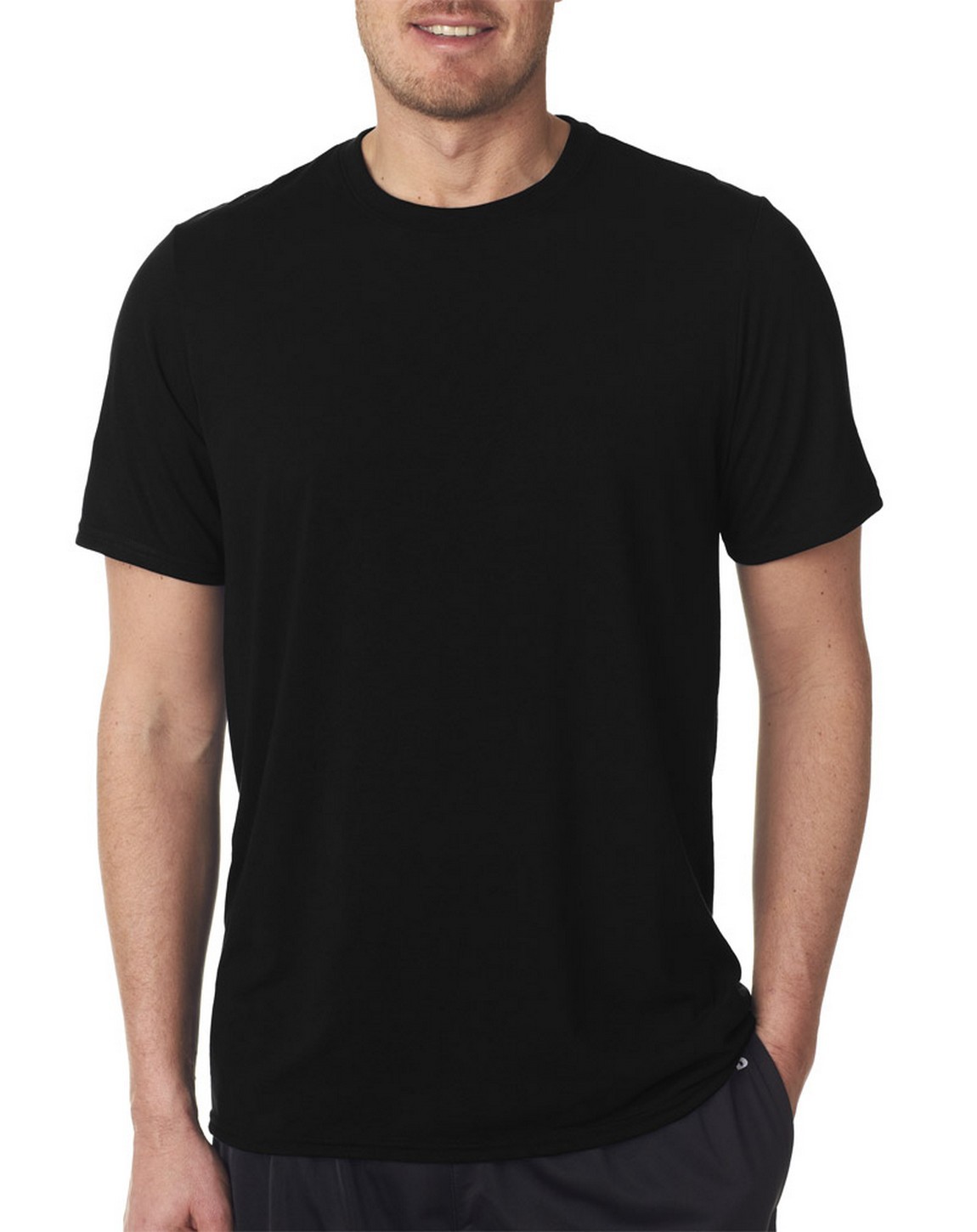 Gildan® Camiseta Performance®, cuello redondo. 42000 negro