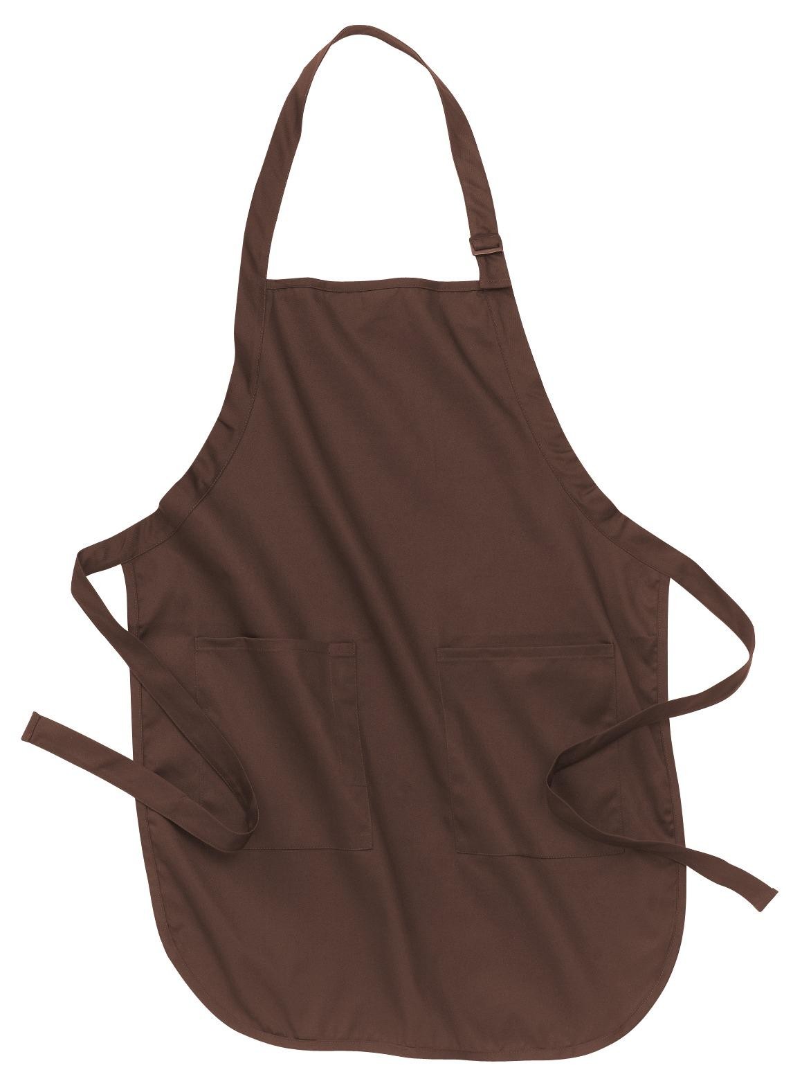 Port Authority® Delantal completo con bolsillos. A500 grano de café