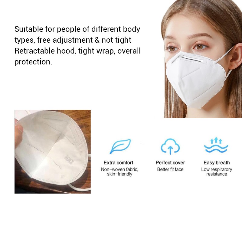 COD. AP-FM102. MASCARILLA FACIAL DESECHABLE KN95 MULTI-CAPA CON CARBÓN ACTIVADO