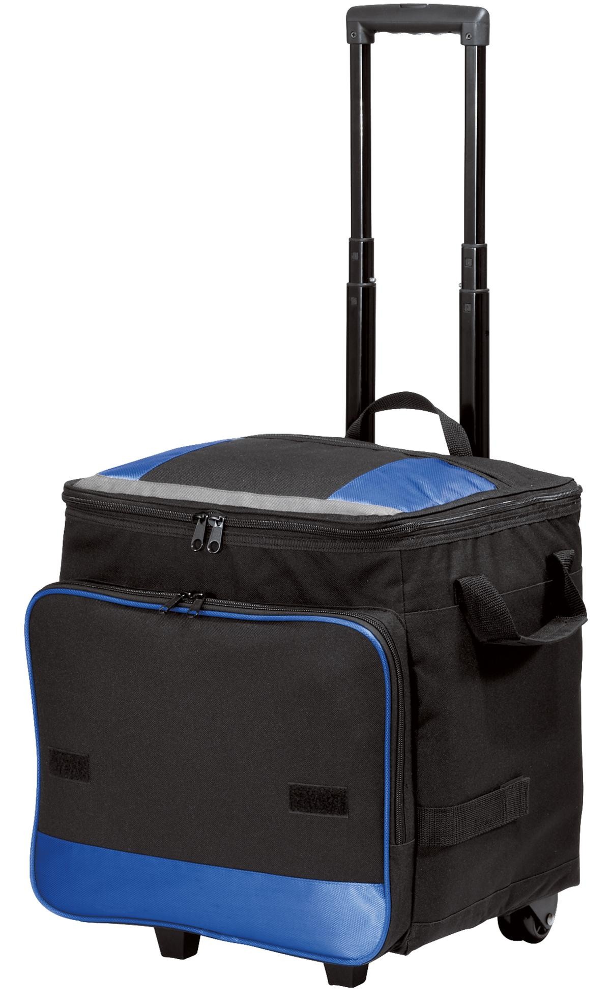 Lonchera con solapa y asa retráctil Port Authority®. BG119 azul rey/negro
