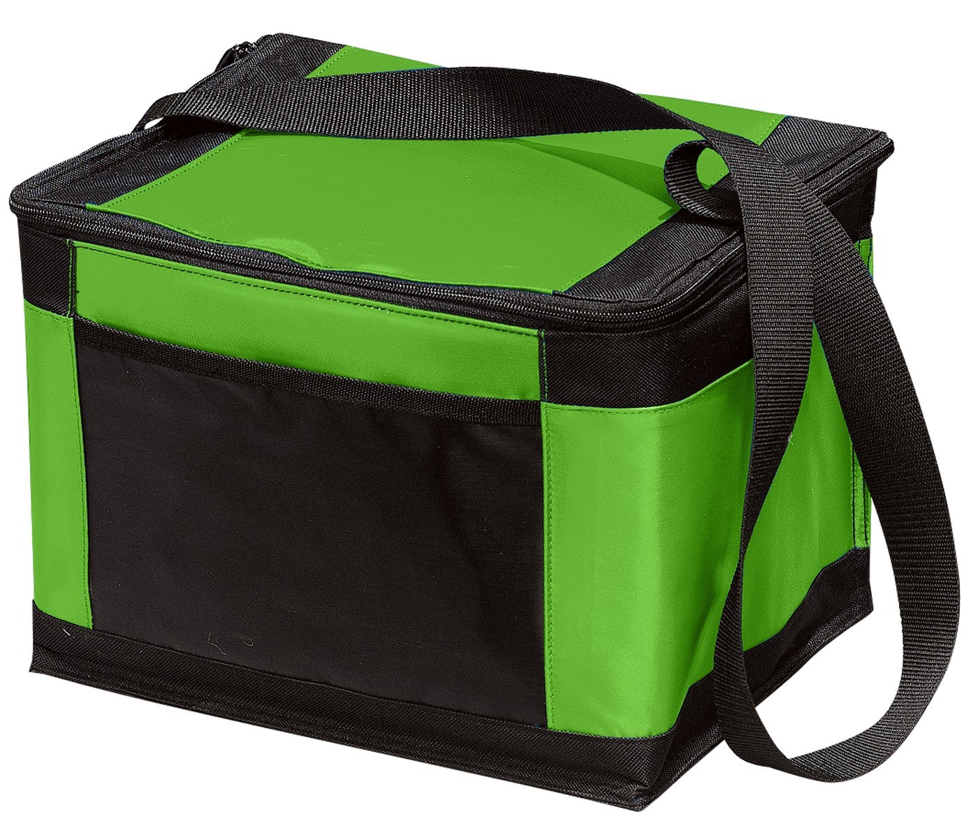 Hielera para 12 latas Port Authority® BG89 verde lima/negro