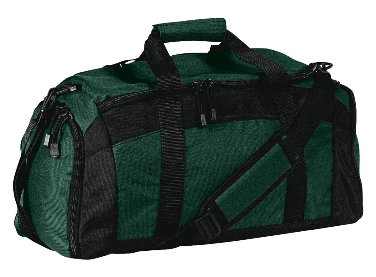 Maleta para gimnasio Port Authority®. BG970 verde cazador/negro
