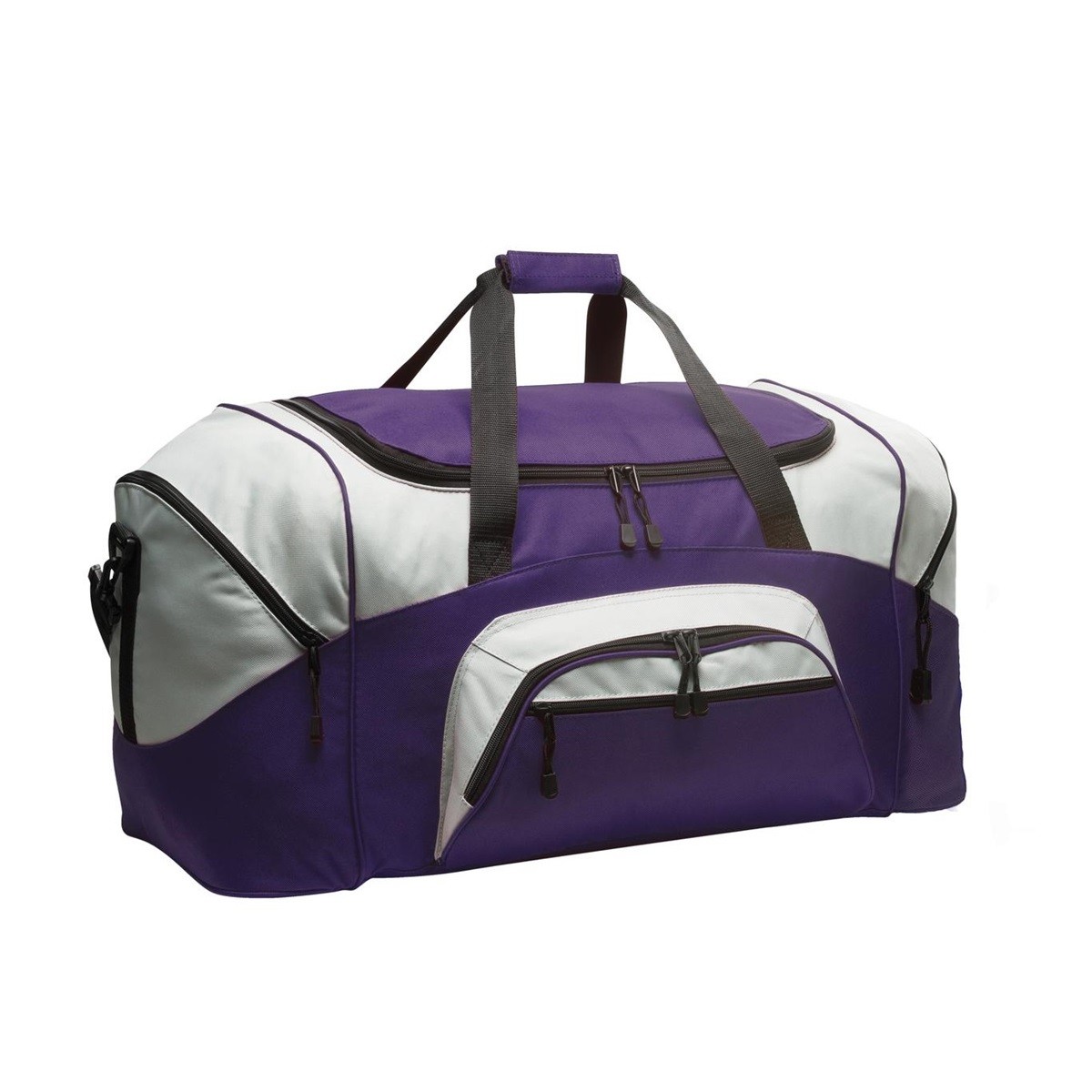 Maleta deportiva bicolor Port Authority® BG99 morado/gris