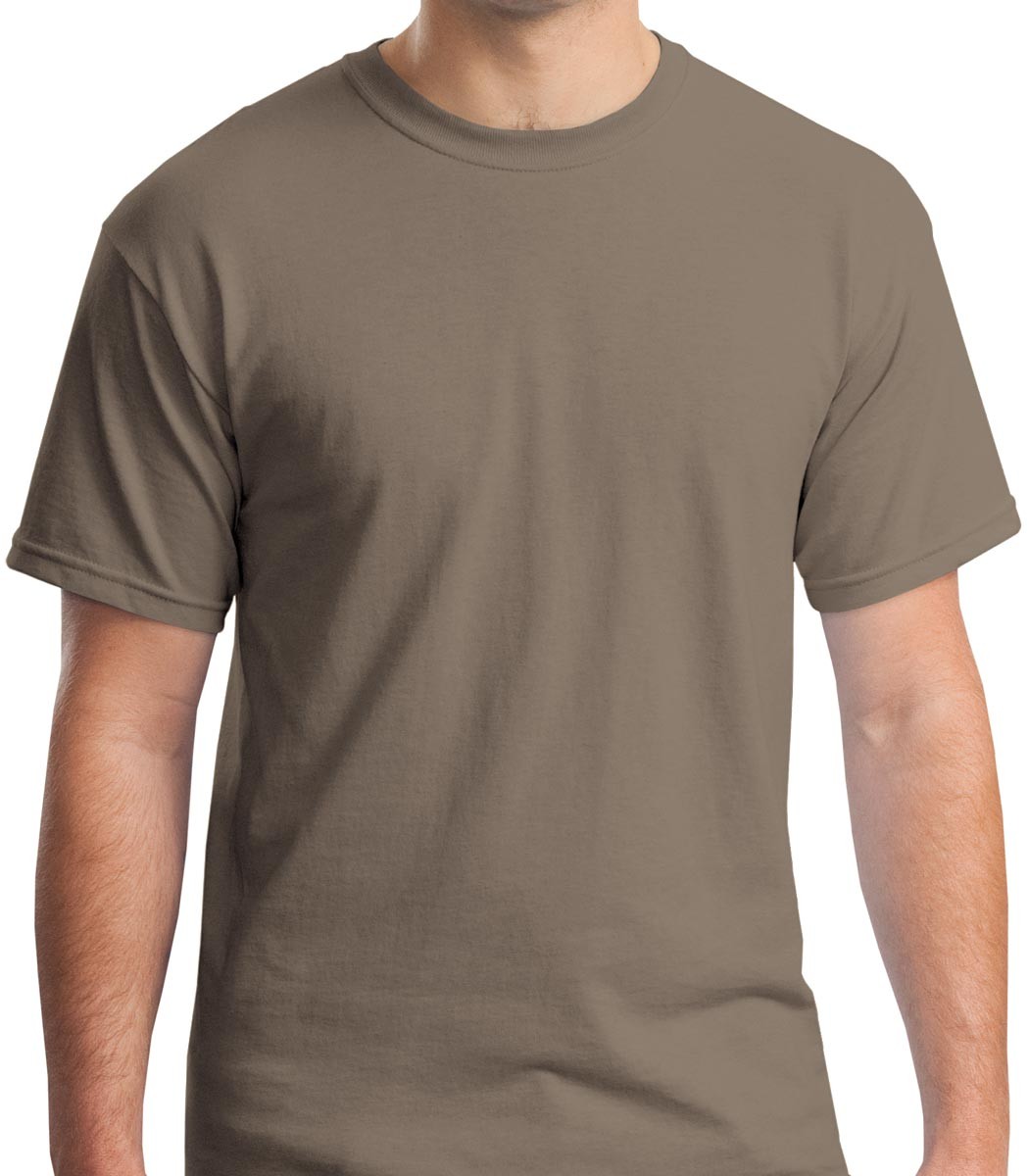 GILDAN® Camiseta cuello redondo, algodón pesado. 5000 sabana