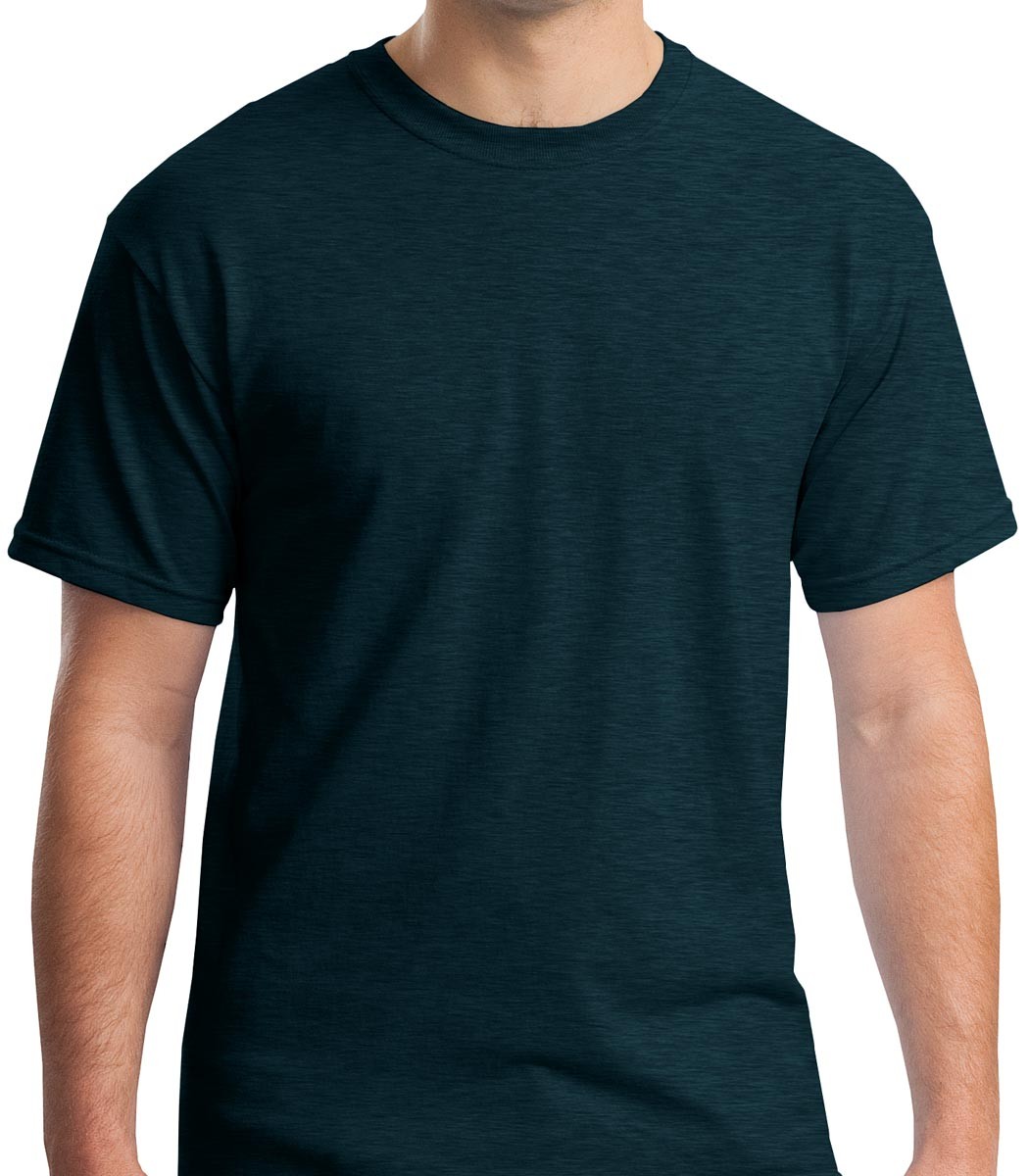Gildan® Camiseta cuello redondo, algodón pesado. 5000 azul noche