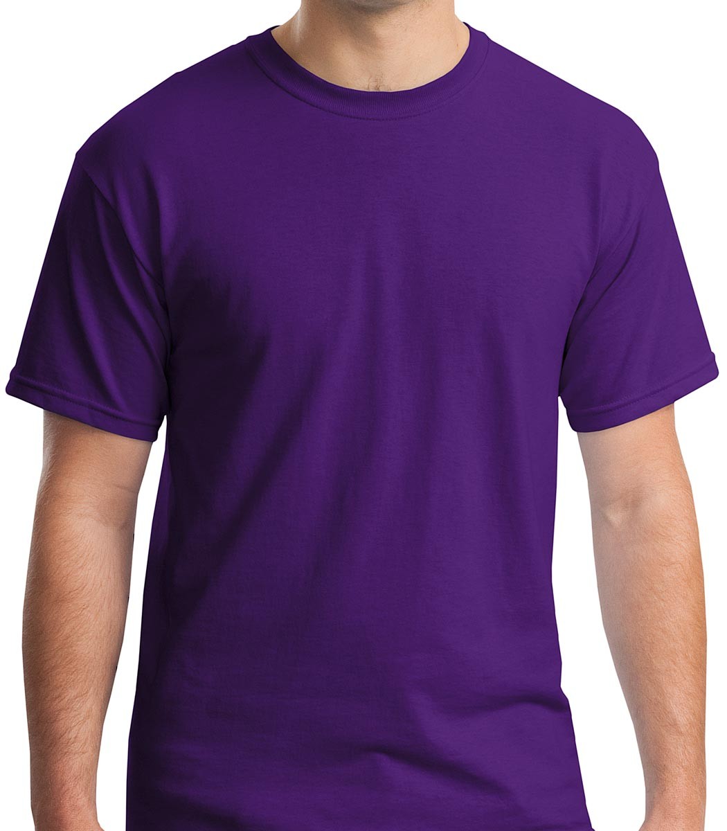 Gildan® Camiseta cuello redondo, algodón pesado. 5000 morado