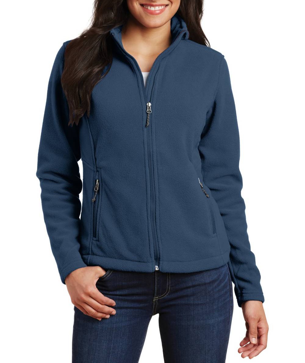 Port Authority® Suave y abrigadora chamarra polar para dama. L217 azul insignia