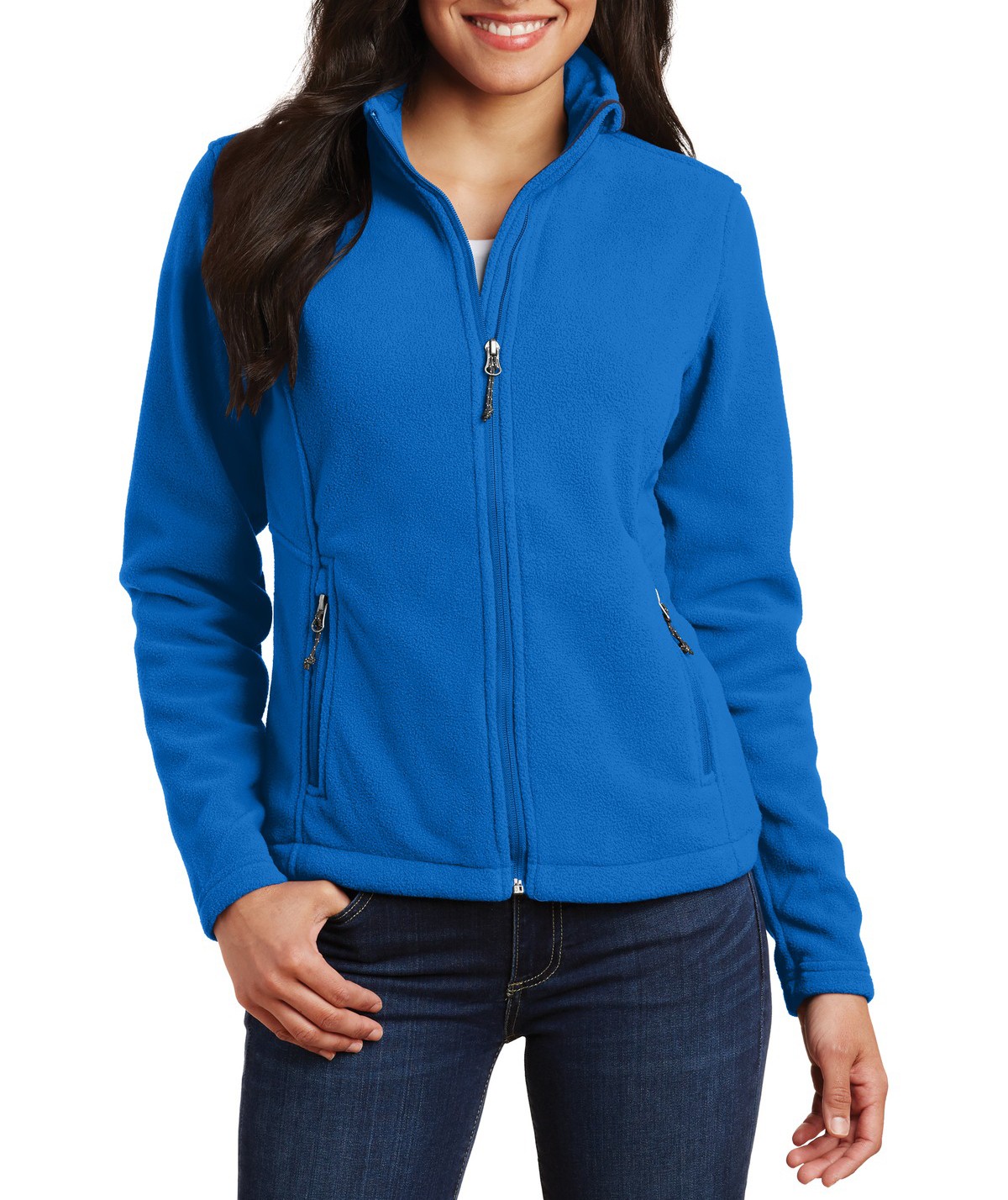 Port Authority® Suave y abrigadora chamarra polar para dama. L217 azul paracaidista