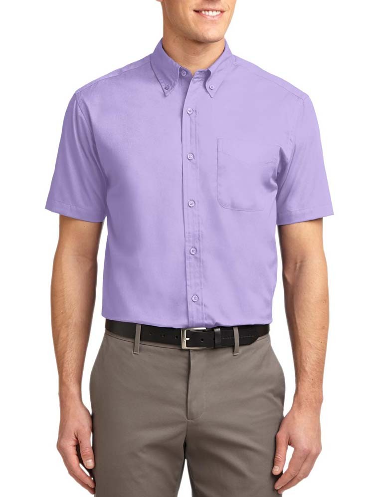Port Authority® camisa de manga corta resistente a las arrugas. S508 lavanda brillante