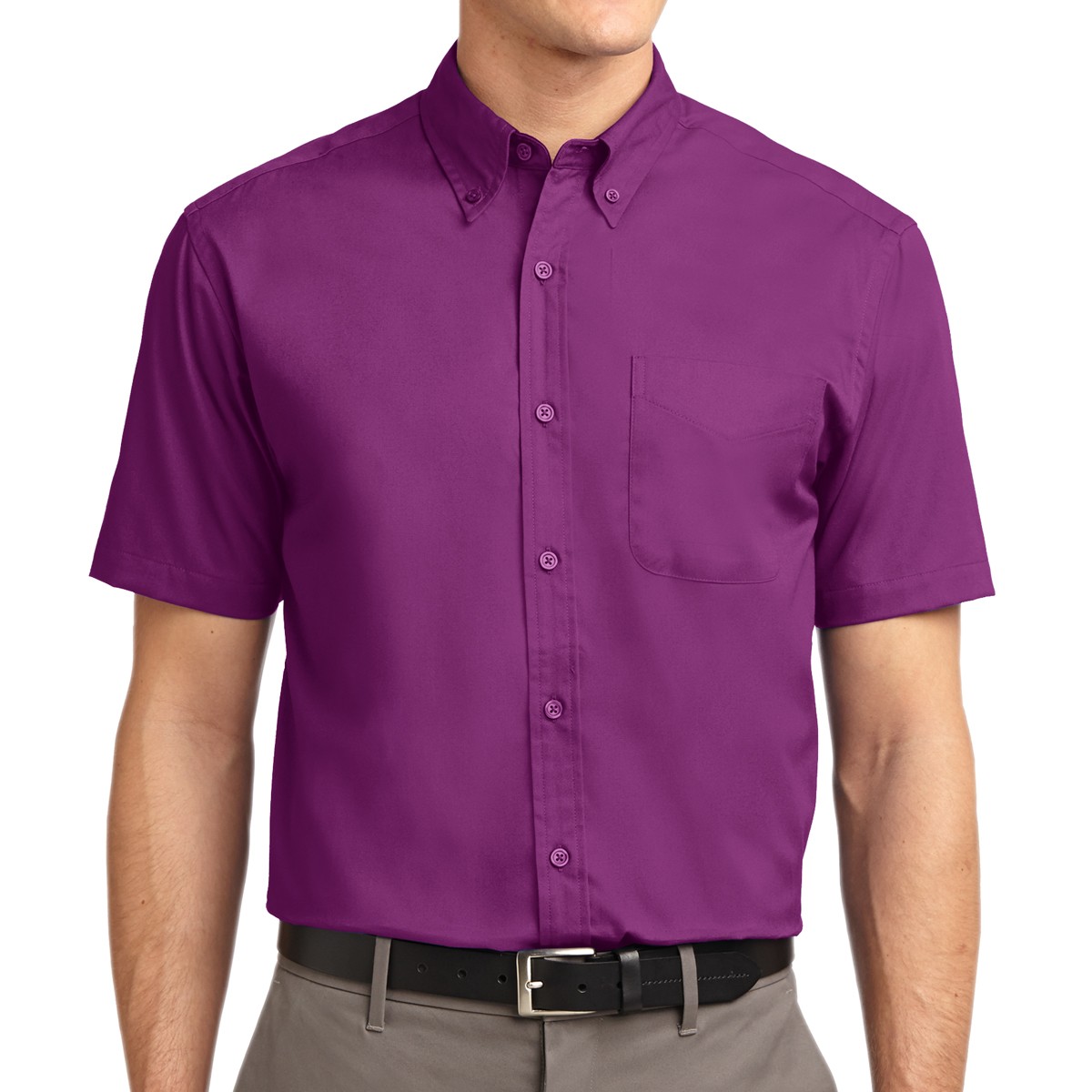 Port Authority® camisa de manga corta resistente a las arrugas. S508 mora