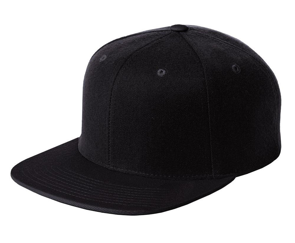 Sport-Tek® Gorra estructurada de perfil alto y ajuste perfecto. STC19 negro
