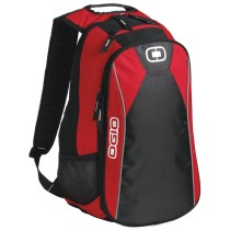 OGIO® Marshall, Mochila para profesionales con audaz estilo. 411053 rojo/negro