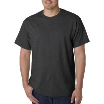Gildan® Camiseta cuello redondo, algodón pesado. 5000 gris jaspeado oscuro