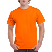 Gildan® Camiseta cuello redondo, algodón pesado. 5000 anaranjado seguridad