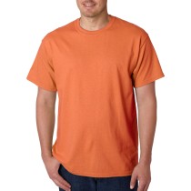 Gildan® Camiseta cuello redondo, algodón pesado. 5000 anaranjado atardecer