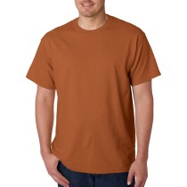 Gildan® Camiseta cuello redondo, algodón pesado. 5000 anaranjado texas
