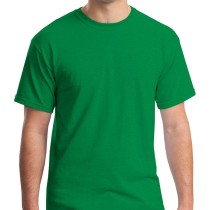 GILDAN® Camiseta cuello redondo, algodón pesado. 5000 verde irlandés antiguo
