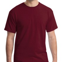 Gildan® Camiseta cuello redondo, algodón pesado. 5000 rojo cardenal