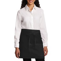 Medio delantal para restaurante Port Authority®, antimanchas. A706 negro