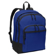 Mochila básica para laptop de 15" Port Authority®. BG204 azul medianoche/negro