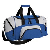 Pequeña maleta deportiva bicolor Port Authority®. BG990S azul rey/gris