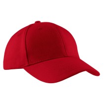 Gorra estructurada de algodón Port Authority®. CP82 rojo