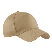 Gorra de algodón peinado, 5 paneles Port Authority® CP86 khaki