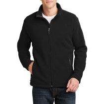 Port Authority® Suave y abrigadora chamarra polar para caballero. F217 negro