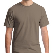 GILDAN® Camiseta cuello redondo, algodón pesado. 5000 sabana