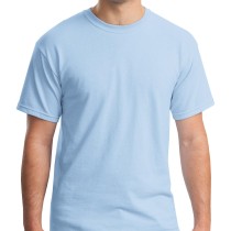 Gildan® Camiseta cuello redondo, algodón pesado. 5000 azul claro