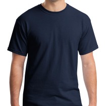 Gildan® Camiseta cuello redondo, algodón pesado. 5000 azul marino