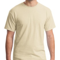 Gildan® Camiseta cuello redondo, algodón pesado. 5000 arena