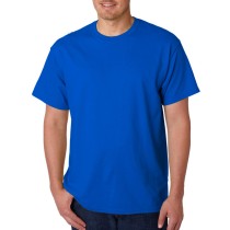 Gildan® Camiseta cuello redondo, algodón pesado. 5000 azul neón