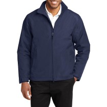 Port Authority® Chamarra clásica para hombre con cierre de doble sentido. J354 azul marino