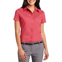 Port Authority® Blusa de manga corta de fácil cuidado. L508 hibisco