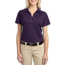 Port Authority® Blusa polo para dama con protección UV, ideal para uniforme.  L527 amarillo - Camisetas polo - MUJER