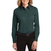 Port Authority® blusa de manga larga anti-arrugas, perfecta para la jornada laboral. L608 verde oscuro