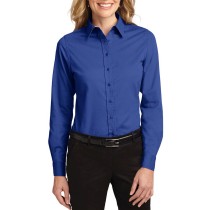 Port Authority® blusa de manga larga anti-arrugas, perfecta para la jornada laboral. L608 azul rey