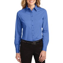 Port Authority® blusa de manga larga anti-arrugas, perfecta para la jornada laboral. L608 azul ultramar