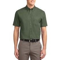 Port Authority® camisa de manga corta resistente a las arrugas. S508 verde trébol