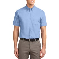 Port Authority® camisa de manga corta resistente a las arrugas. S508 azul claro