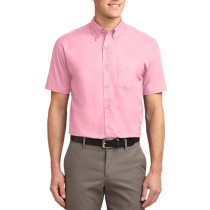 Port Authority® camisa de manga corta resistente a las arrugas. S508 rosa claro