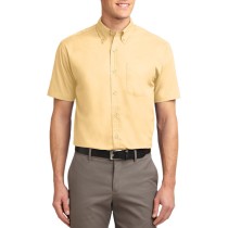 Port Authority® camisa de manga corta resistente a las arrugas. S508 amarillo