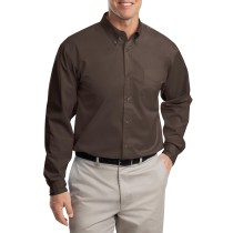 Port Authority® Camisa de manga larga de fácil cuidado. S608 grano de café