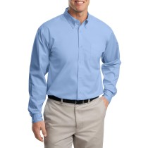 Port Authority® Camisa de manga larga de fácil cuidado. S608 azul claro