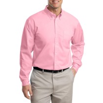 Port Authority® Camisa de manga larga de fácil cuidado. S608 rosa claro