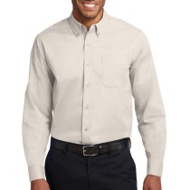 Port Authority® Camisa de manga larga de fácil cuidado. S608 beige claro